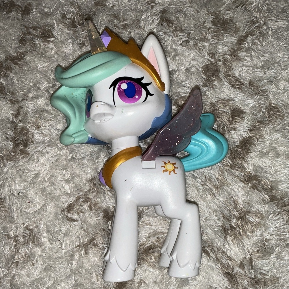 My Little Pony Magical Kiss Unicorn Princess Celestia Interactive Kids Toy Works